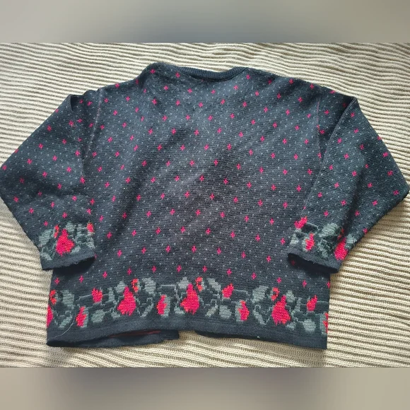 Vintage Floral Cardigan Sweater - Picture 2 of 8